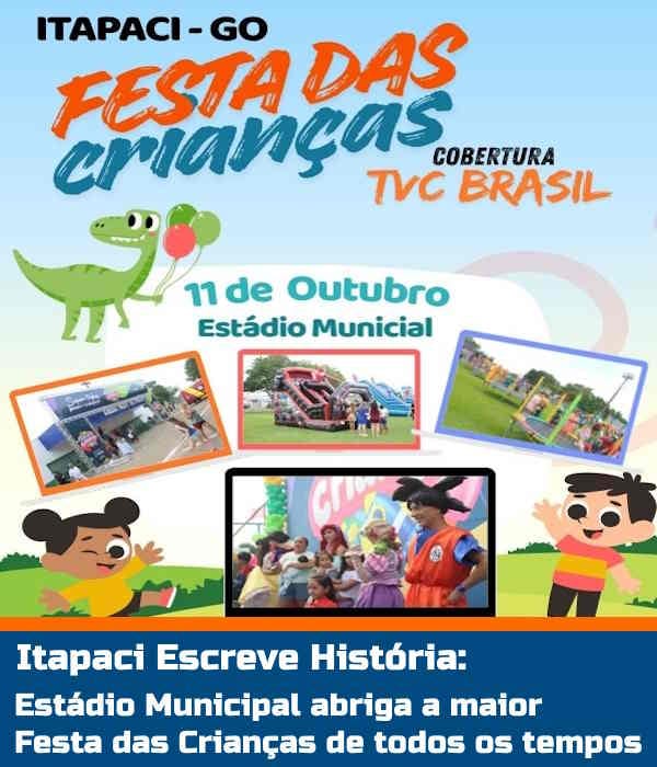 Itapaci Escreve História: Estádio Municipal abriga a maior Festa das Crianças de todos os tempos