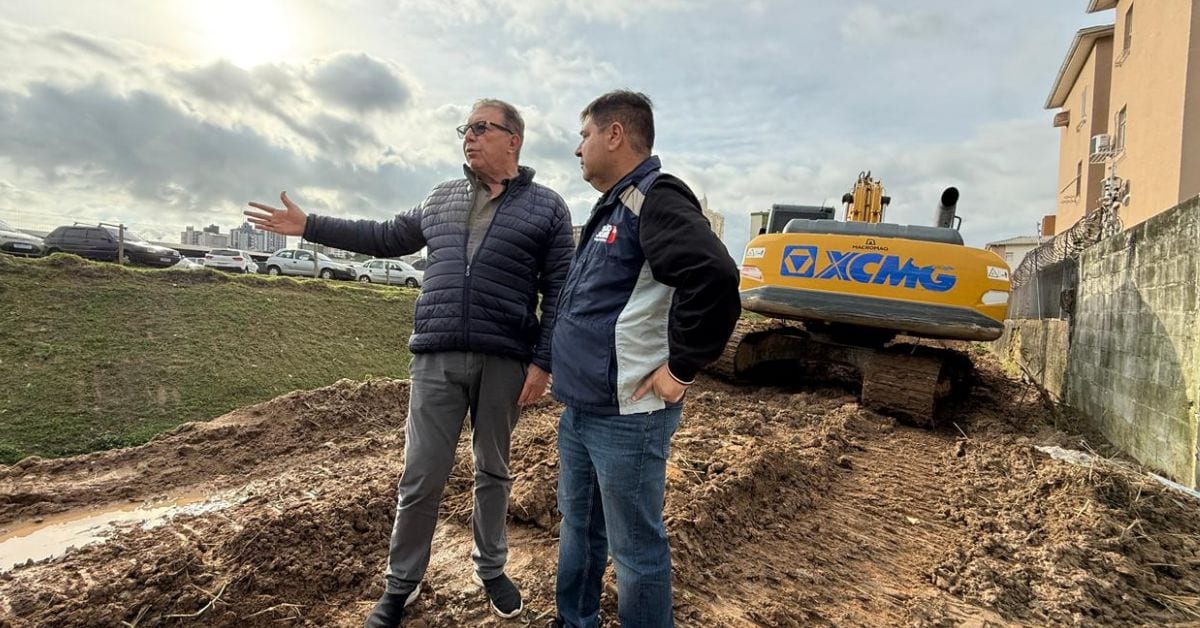 São José inicia obras no Rio Araújo para ampliar vazão em 290 metros