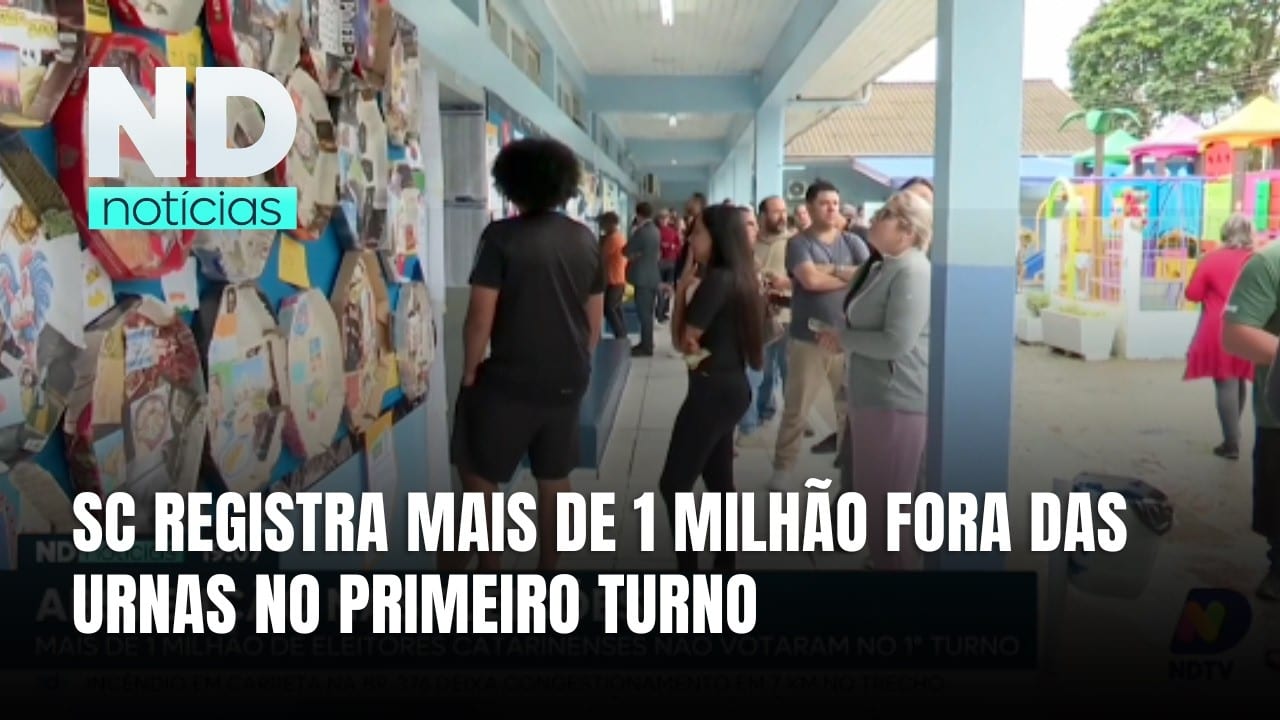 Mais de 1 milhão de eleitores não votaram no primeiro turno das eleições