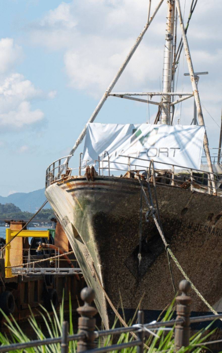 Navio Besnard será atração permanente no Parque Valongo após restauro