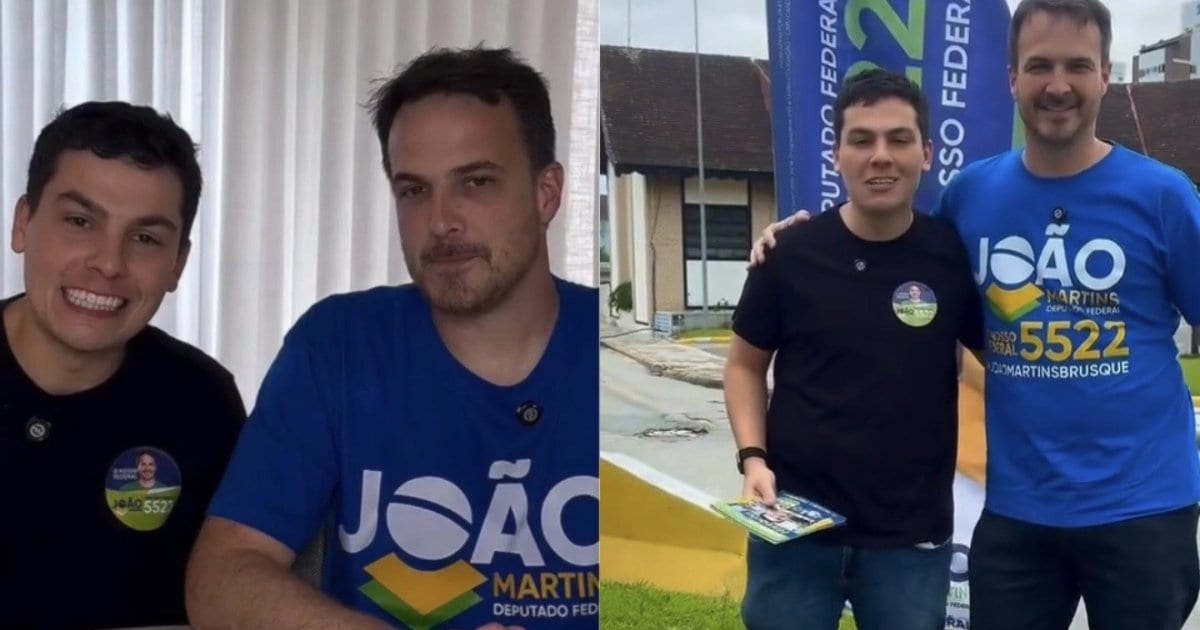 Filho de Luciano Hang panfletou e declarou voto em João Martins: “meu irmão”