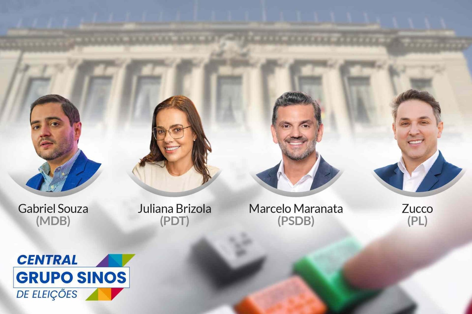 Candidatos ao Piratini têm atos neste sábado (22) e domingo (23)