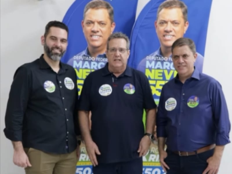 Comitê eleitoral de Marcos Neves e Rômulo Rippa é inaugurado em Leme, SP