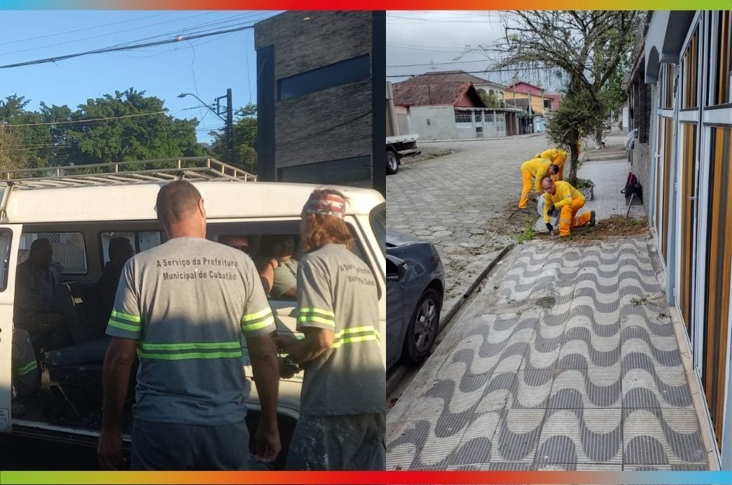 Zeladoria/Manutenção Urbana de Cubatão completa mais uma semana de serviços realizados em vários bairros