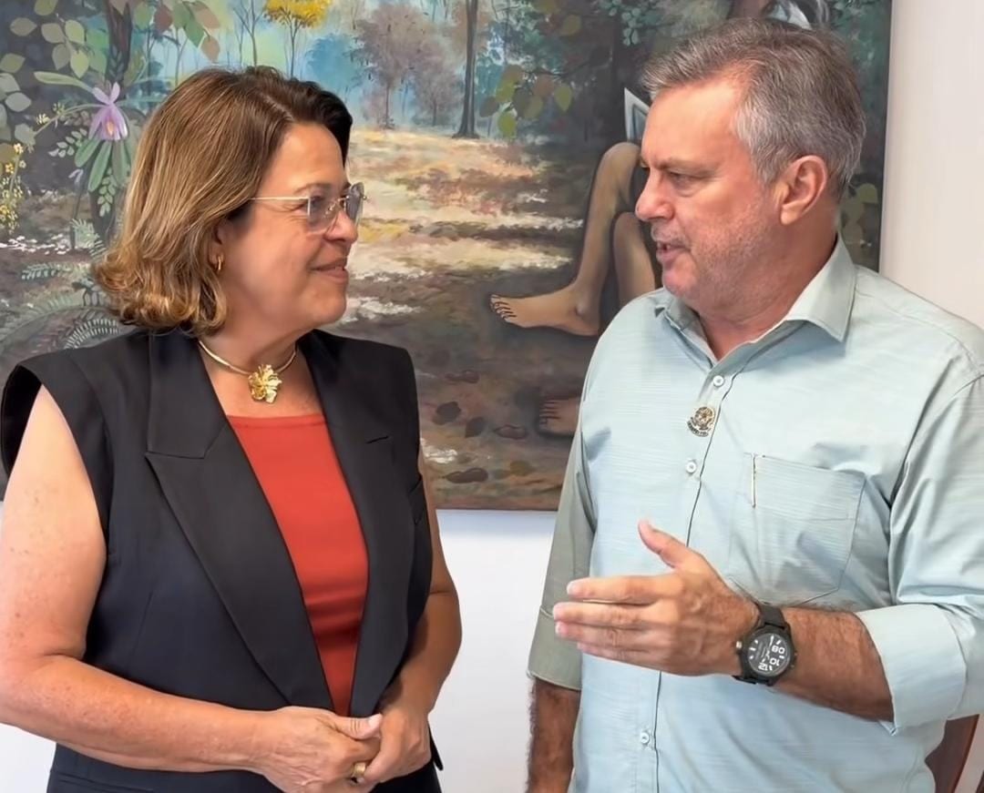 Prefeito Luiz Henrique visita a deputada Rosângela Rezende