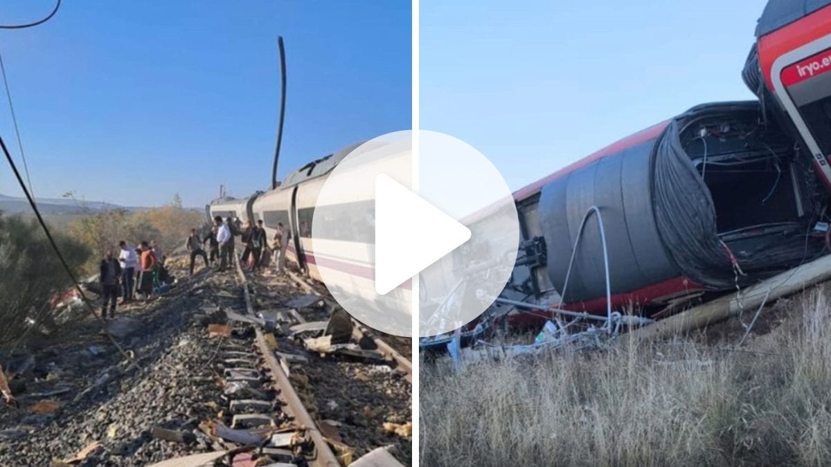 Colisão entre dois trens de alta velocidade deixa 50 mortos na Espanha; imagens mostram a dimensão da tragédia