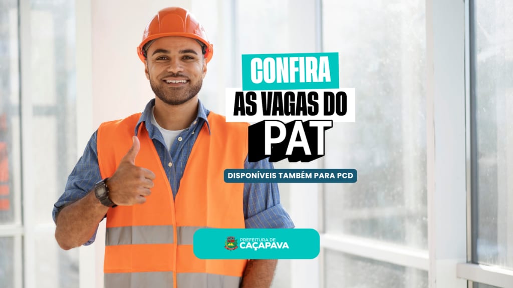 PAT de Caçapava divulga novas oportunidades de emprego