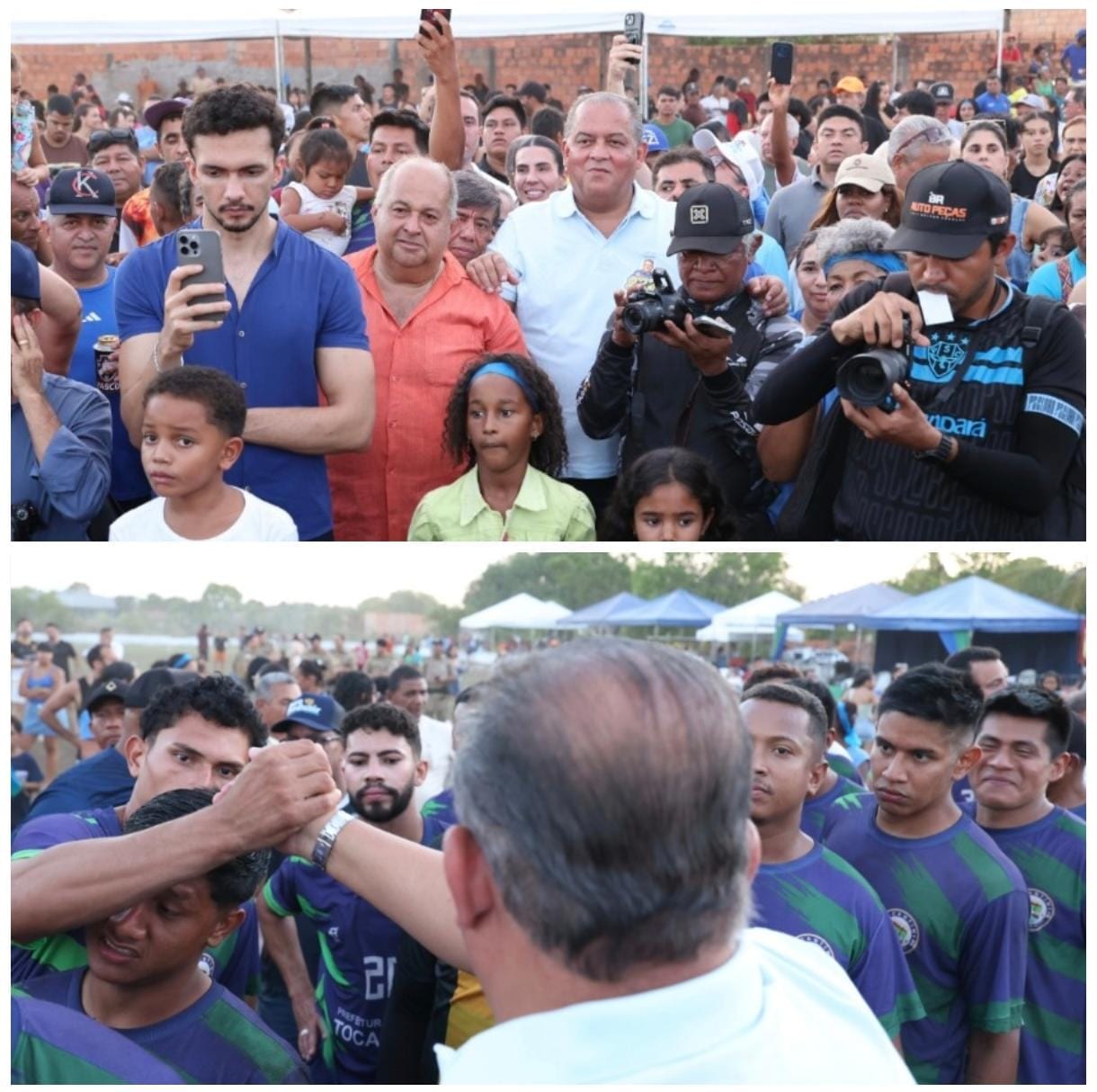 Eduardo Gomes prestigia final do Copão Tocantins em Tocantínia