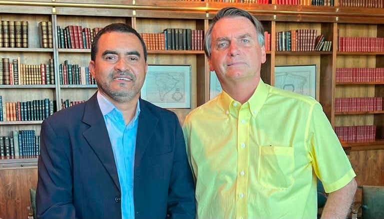 Governador Wanderlei Barbosa apoiou Bolsonaro em 2022 e volta a apoiar Flávio em 2026