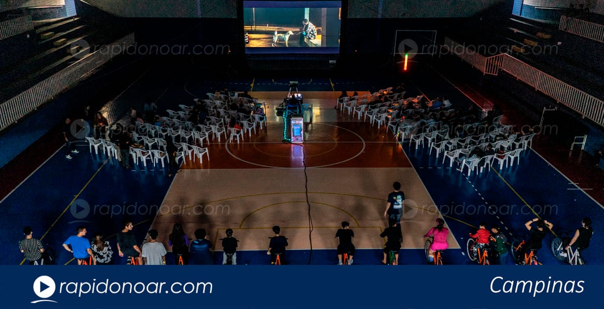 Campinas recebe cinema gratuito movido a bicicletas no dia 7 de novembro