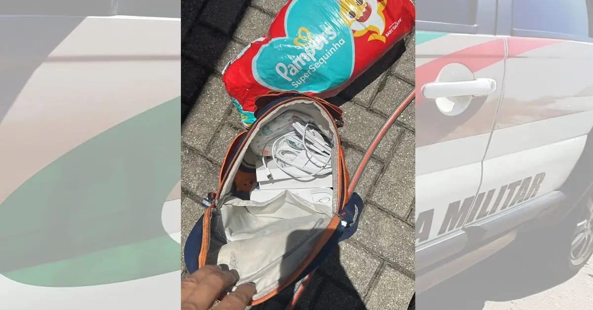 Roubo de 25 celulares termina com três presos e arma apreendida pela PMSC no bairro Ingleses, em Florianópolis