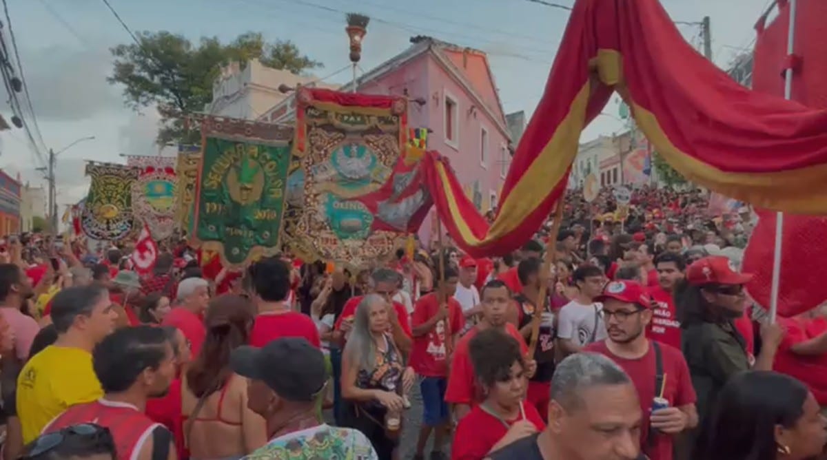 Três cidades do Grande Recife fazem atos em apoio a Lula neste domingo