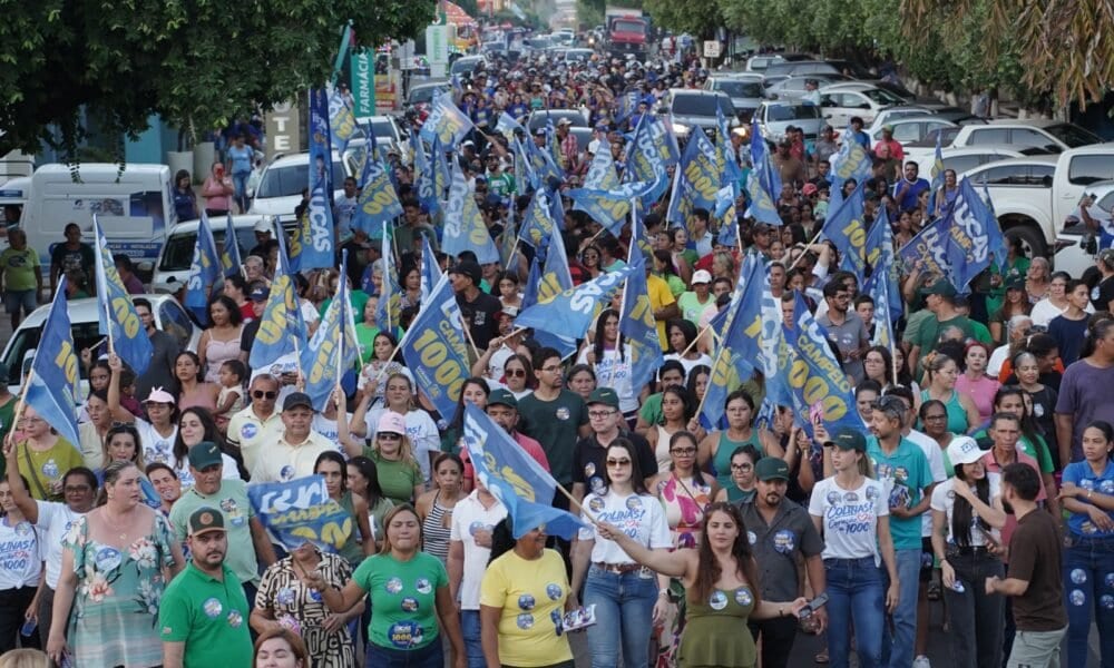 Lucas Campelo reúne mais de 1.000 pessoas em caminhada por Colinas