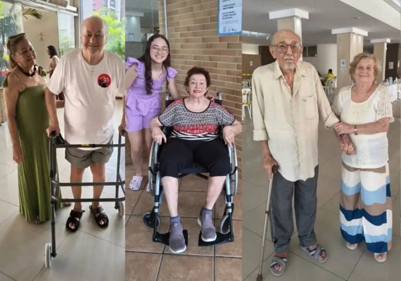 Idosos dão show de democracia e comparecem para votar mesmo com dificuldades