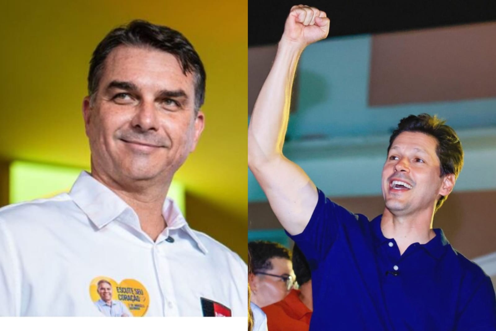 DANIEL VILELA SINALIZA APOIO A FLÁVIO BOLSONARO NO 2º TURNO