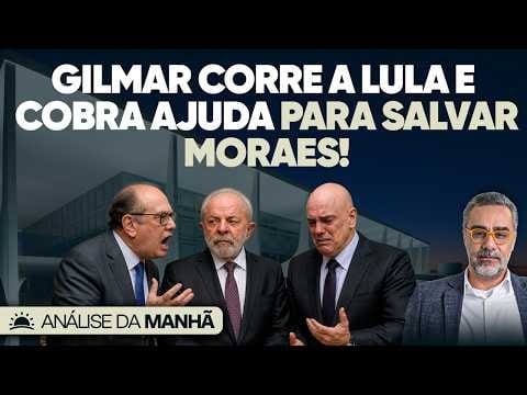 André Marsiglia, Jovem Pan, mostra Gilmar Mendes correndo a Lula para salvar Moraes