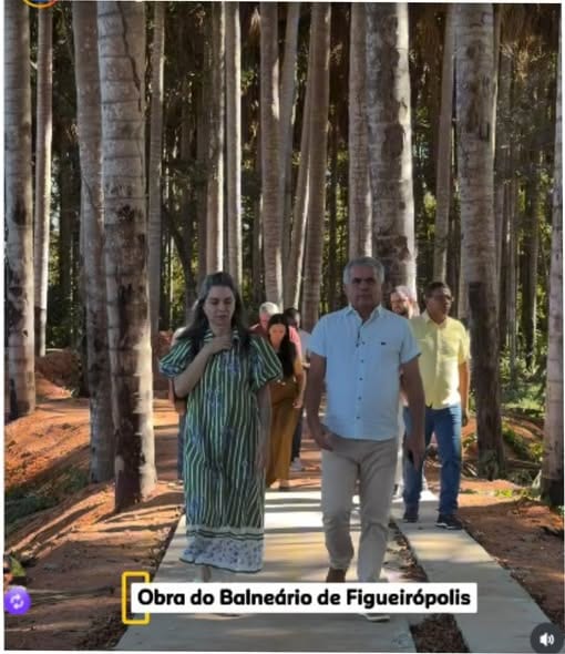 Conselheira do TCE-TO Doris de Miranda visitou obras em Figueirópolis com o prefeito Fontoura
