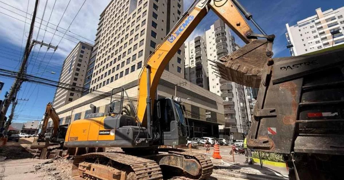 São José interdita Rua Victor Meirelles em Campinas para obra de macrodrenagem