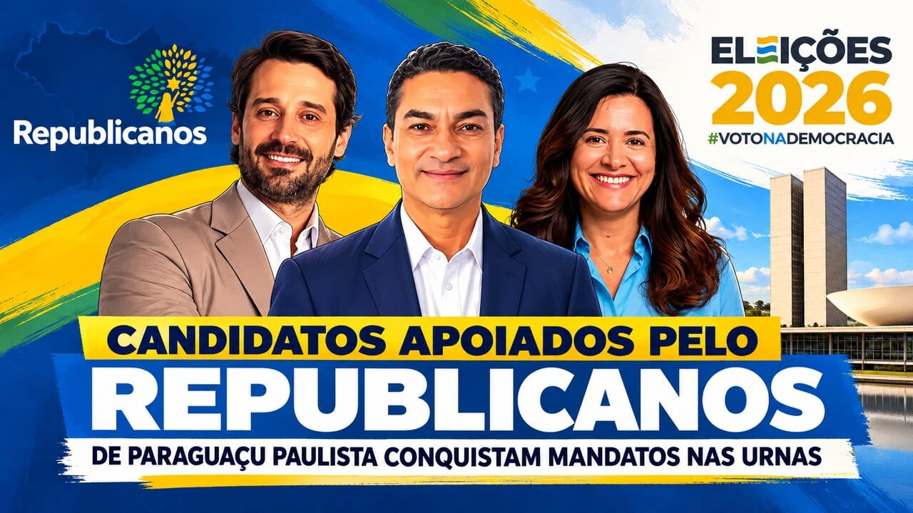 Deputados Apoiados Pelo Republicanos de Paraguaçu São Eleitos em SP