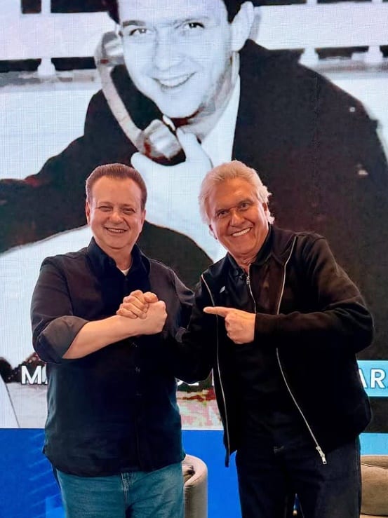 Caiado celebrou o aniversário de Gilberto Kassab, 66 anos