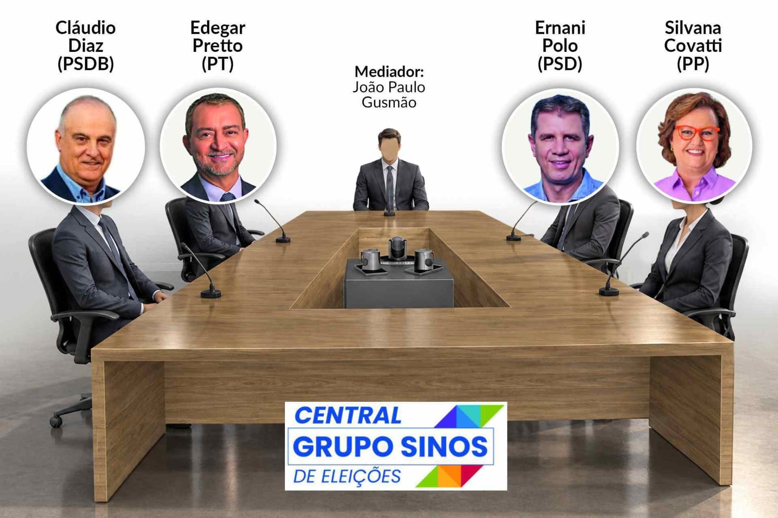 Debate reúne quatro candidatos a vice-governador do RS nesta quarta (16)