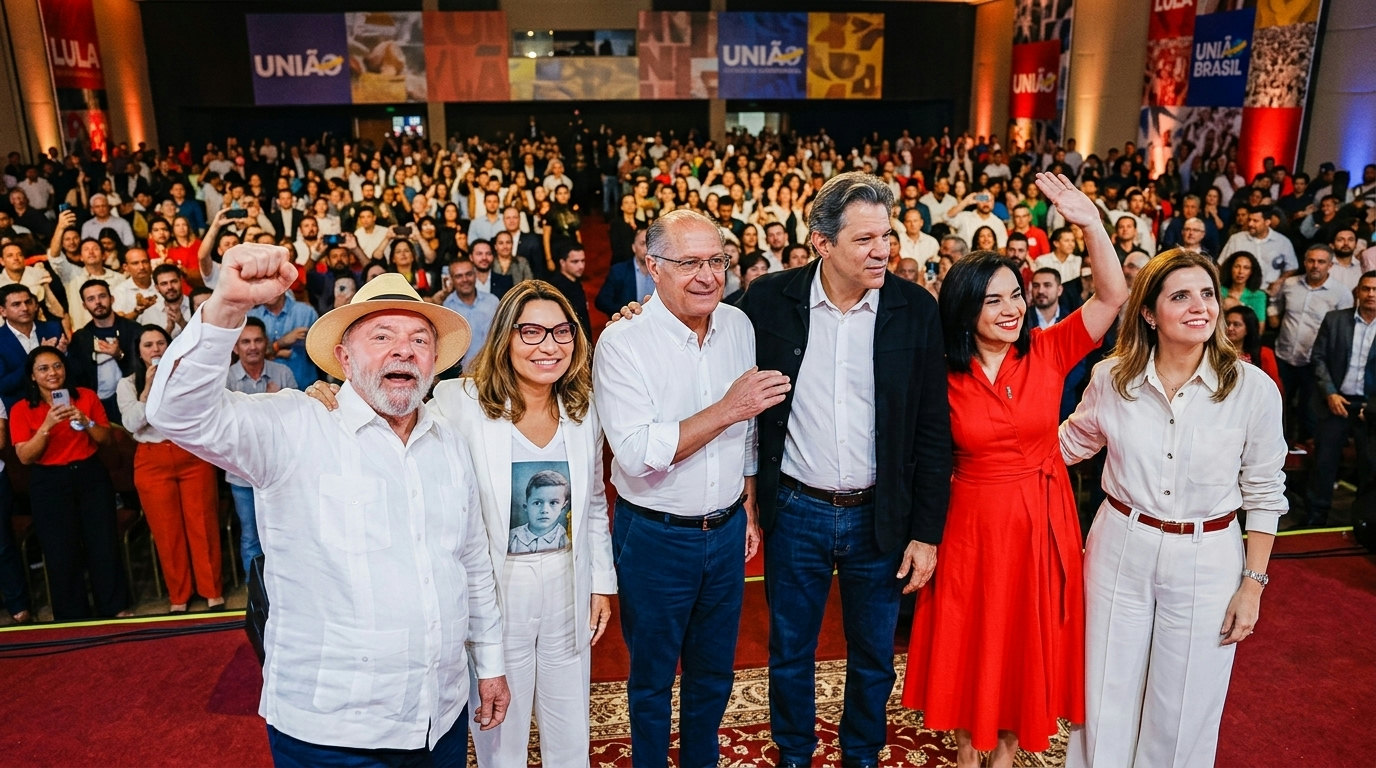 Janja fala sobre a força feminina em convenção do PT convocada por Lula