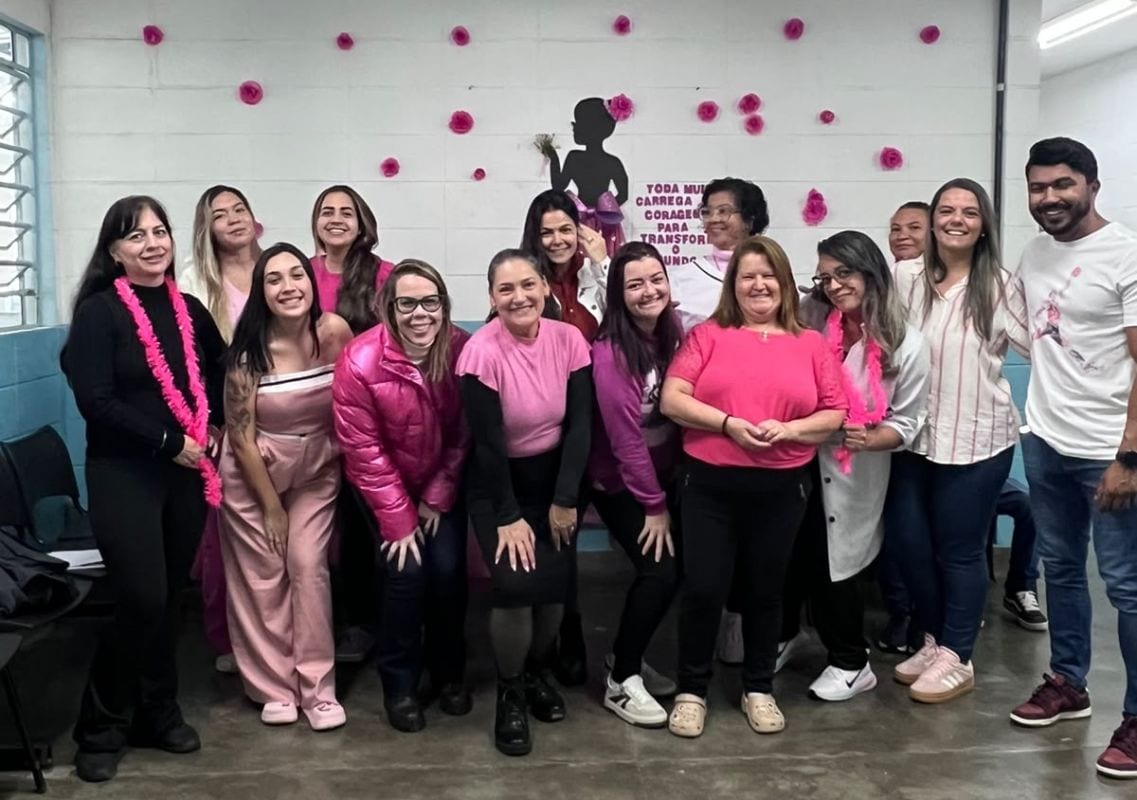 Estância reforça conscientização sobre o câncer de mama com ações do Outubro Rosa em duas unidades de saúde
