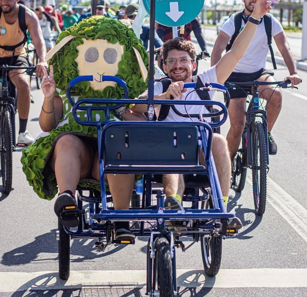 Breno Garibalde faz 'Bicicletada pelo Clima' em Aracaju neste domingo (20)
