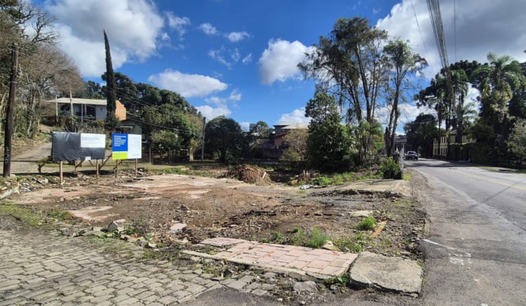 Canteiro do túnel Matteo Gianella começa a ser implantado em Caxias do Sul
