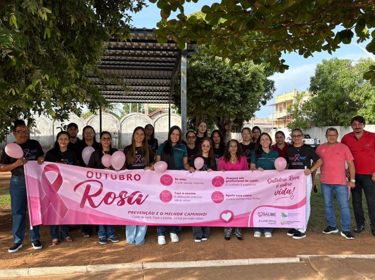 Destaque \ Cidades \ Lundin Mining Brasil \ Outubro Rosa: Cuidado que transforma vidas: Lundin Mining se une às prefeitu