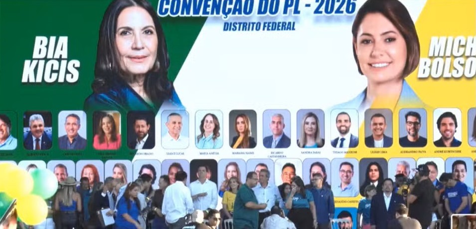 PL confirma candidaturas de Michelle Bolsonaro e Bia Kicis ao Senado