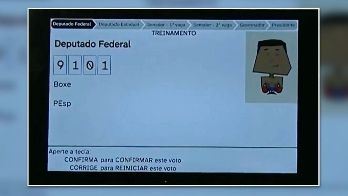 Urna eletrônica terá barra de progresso nas eleições de 2026