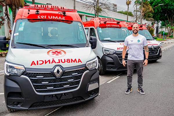 Samu de Osasco tem reforço de três novas ambulâncias