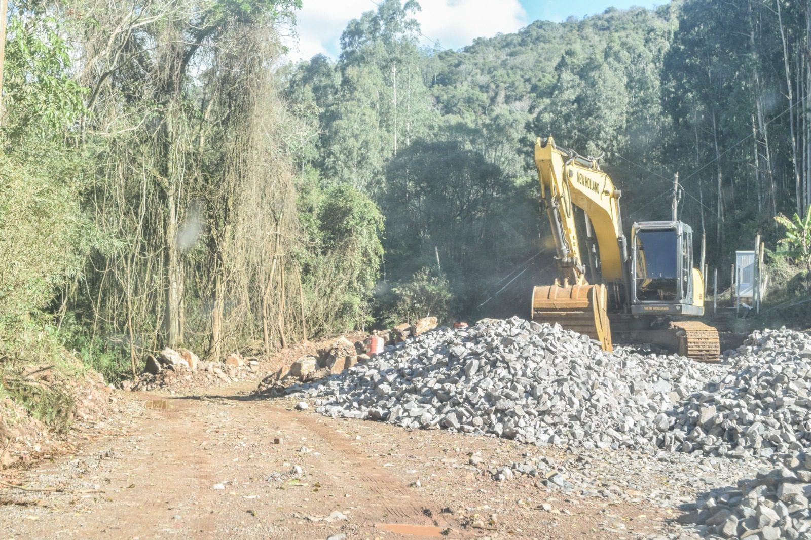 ERS-437 permanecerá totalmente bloqueada entre Vila Flores e Antônio Prado até sexta-feira