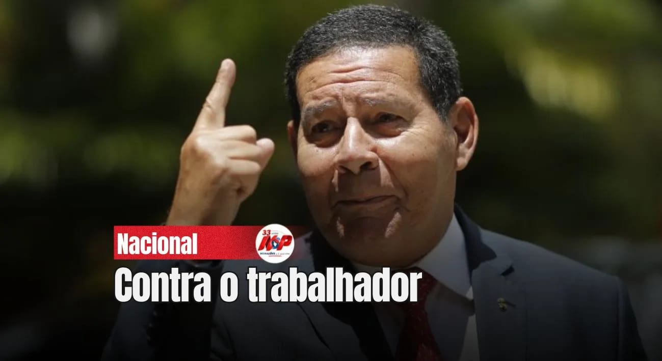 Mourão fica isolado ao rejeitar fim da escala 6×1