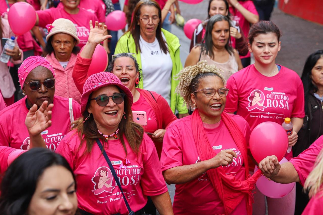 6ª Caminhada do Outubro Rosa mobiliza Ferraz, à promoção da saúde da mulher, neste dia 6 de outubro