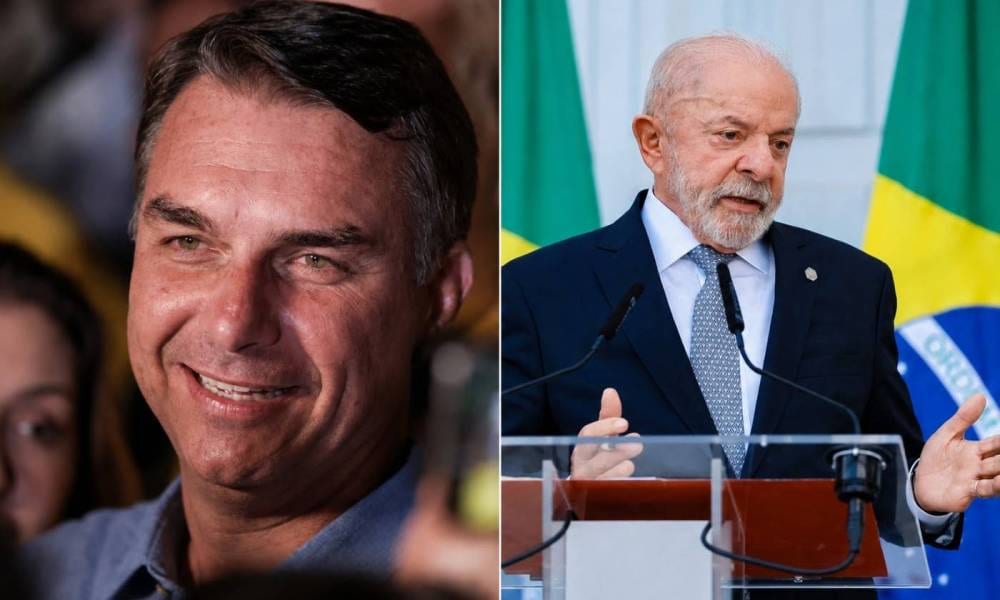 Flávio Bolsonaro tem 52,8% dos votos válidos e abre 5,6 pontos de vantagem sobre Lula, aponta pesquisa