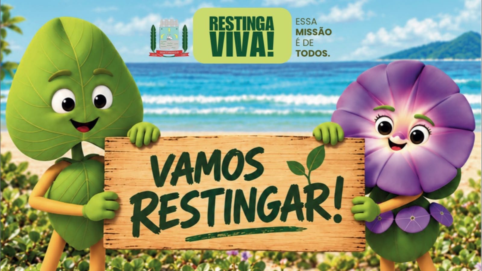 Prefeitura de Matinhos lança a Campanha "Restinga Viva! Vamos Restingar" nesta quinta-feira, 8