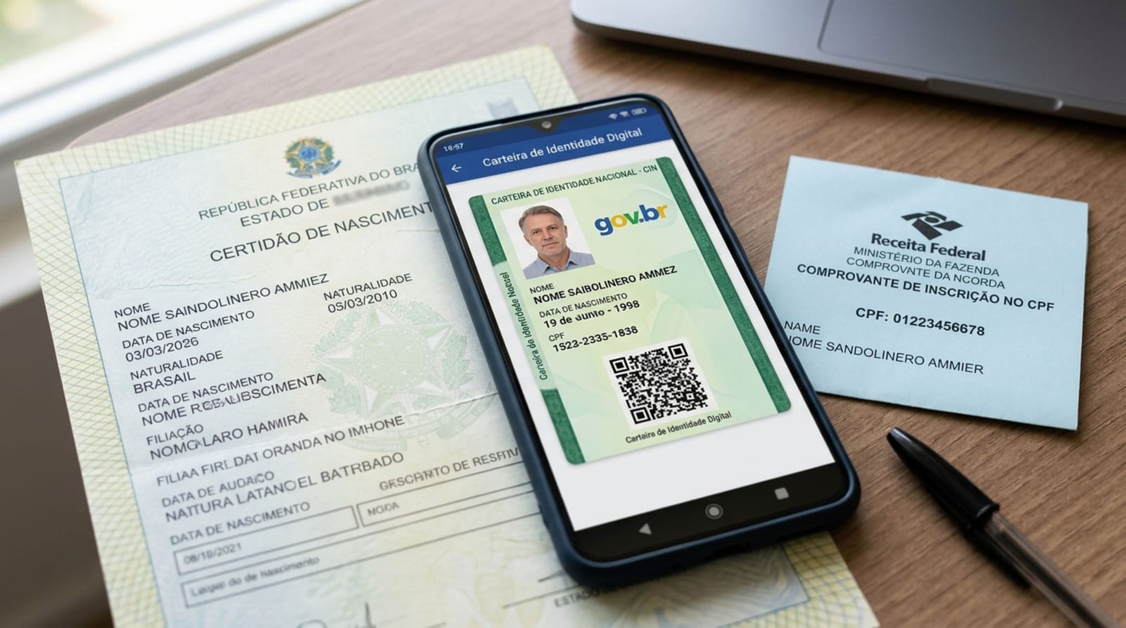 Nova Carteira de Identidade pode ser solicitada pelo celular e entregue na sua casa
