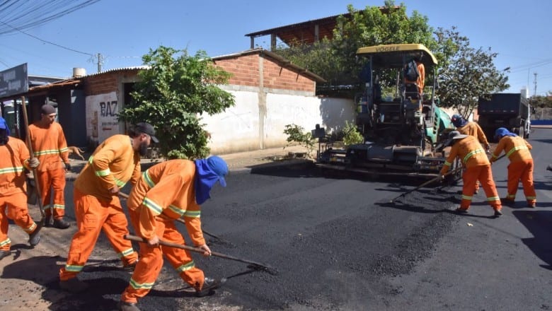 Aparecida: recapeamento em ruas de 7 a 13 de setembro