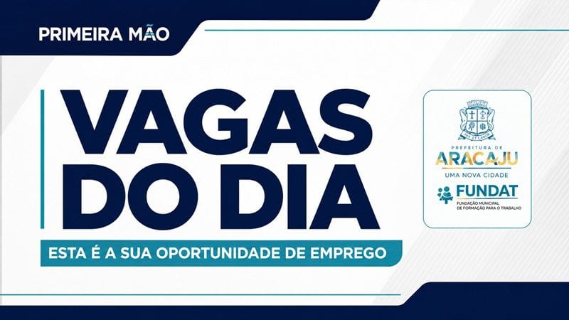Confira novas vagas de emprego disponibilizadas pela Prefeitura para esta sexta-feira, 28