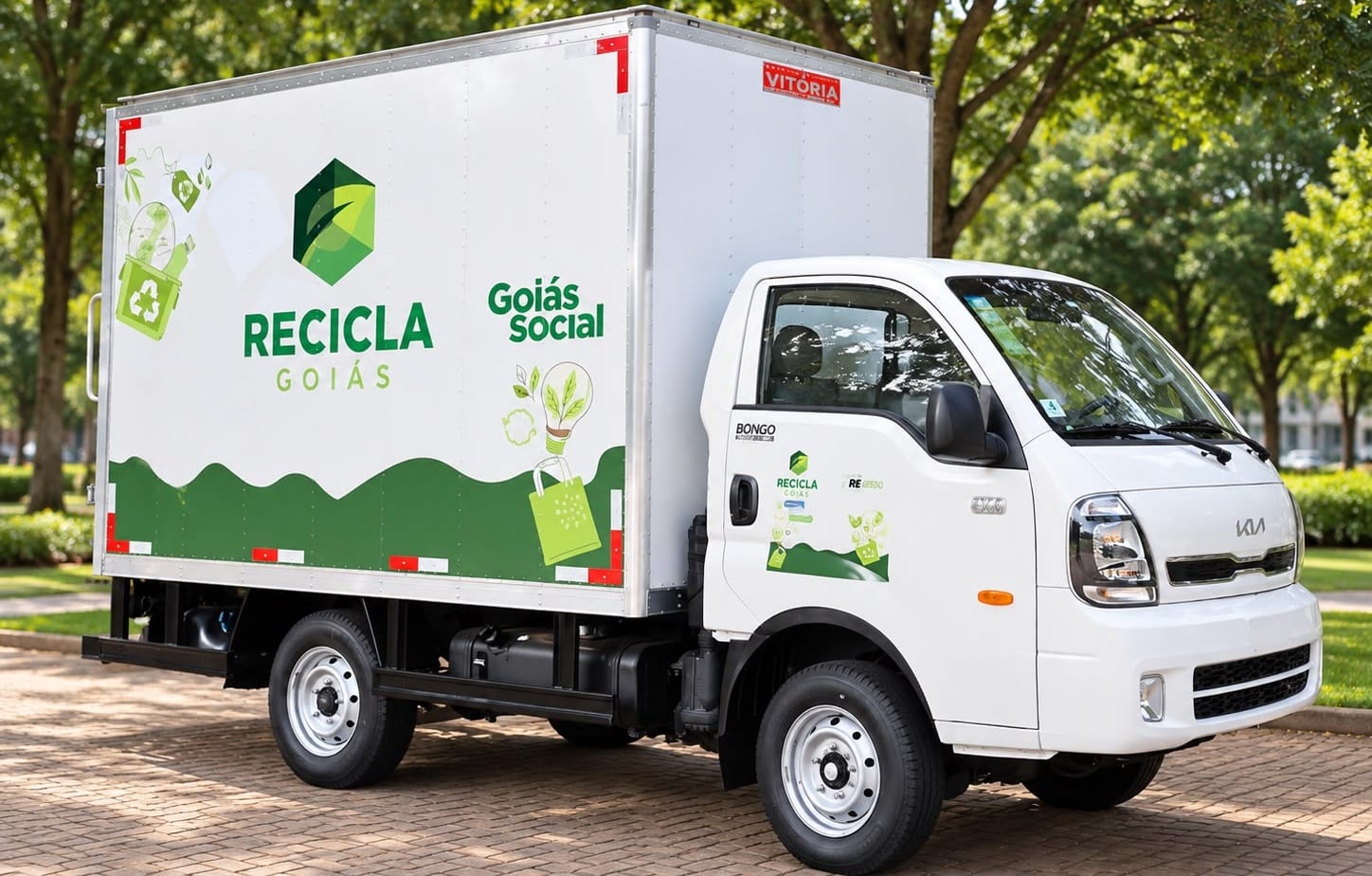 Prefeitura de Aparecida entrega caminhão para apoiar cooperativas de reciclagem