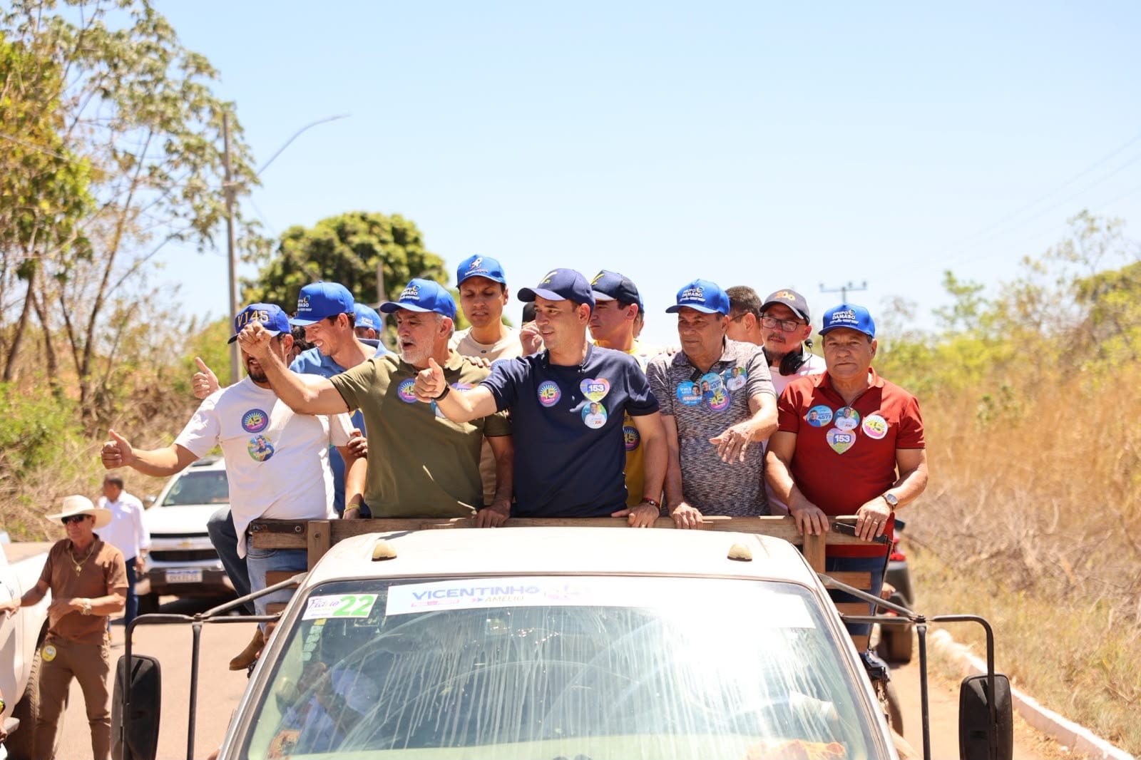 Luxemburgo fez agenda no sudeste do Tocantins com Vicentinho Júnior