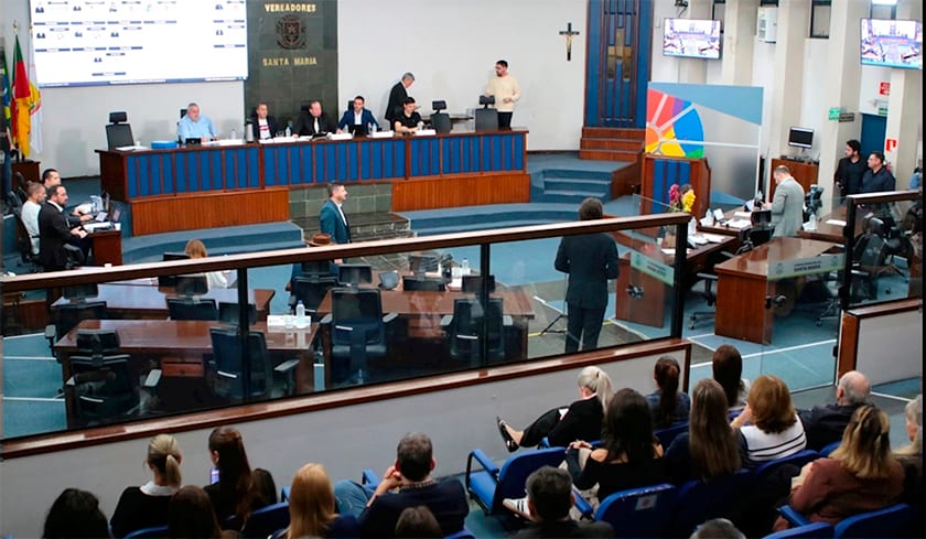 Procuradoria rejeita projeto que cria sessão às quartas na Câmara de Santa Maria