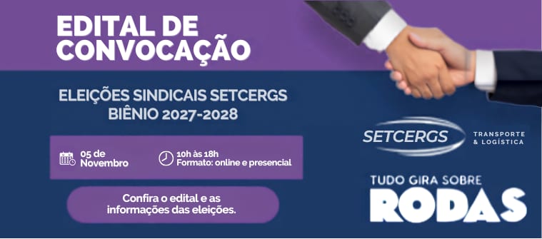 Conheça as normas para as Eleições Sindicais do SETCERGS para o biênio 2027/2028