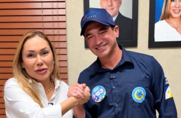 Luana Ribeiro anuncia apoio a Alexandre Guimarães ao Senado