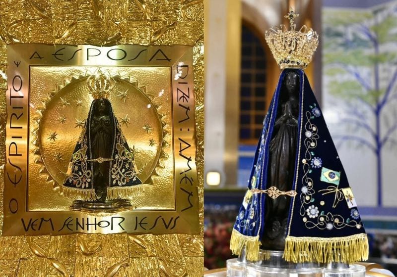Nossa Senhora Aparecida reúne multidão de fiéis hoje: meio milhão de pessoas na Basílica