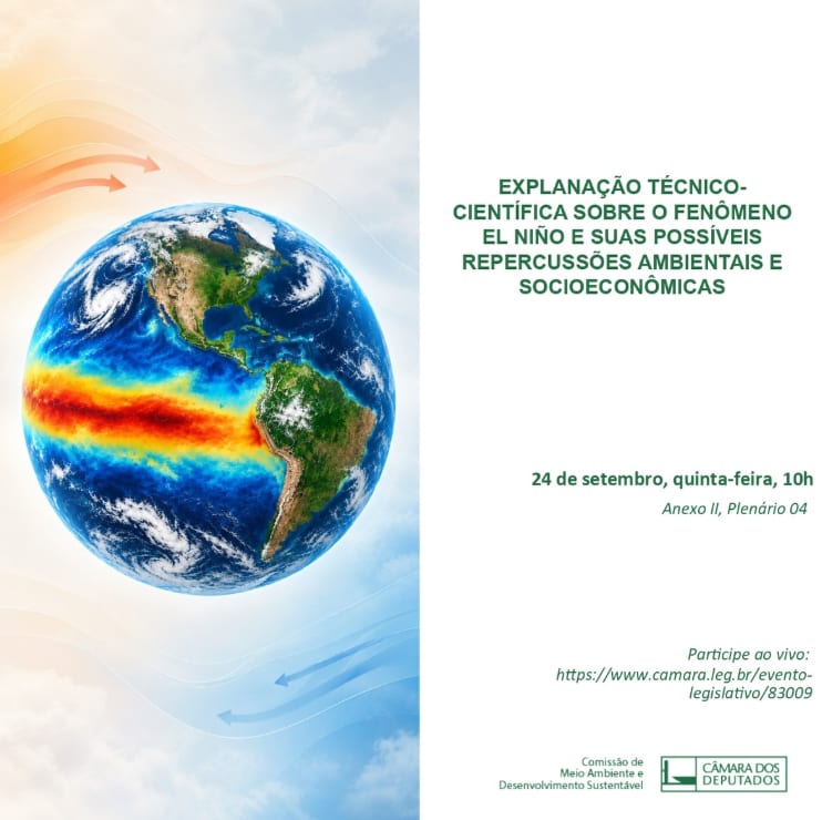 UFSC leva debate sobre Super El Niño à Câmara em 24 de setembro