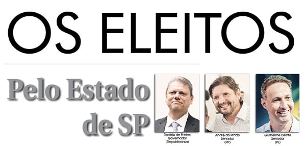 Tarcísio de Feitas conquista mais de 62% dos votos válidos e garante reeleição no 1º turno ao governo de São Paulo