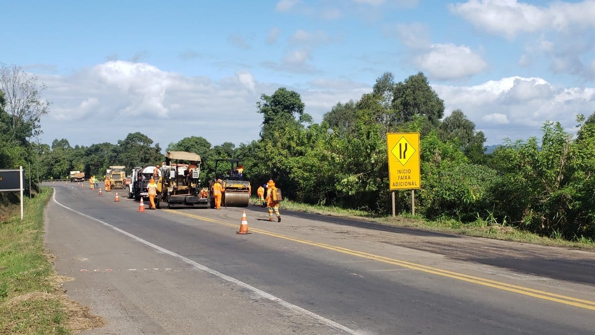ViaSul realizará manutenção noturna na BR-386 entre Fontoura Xavier e Pouso Novo